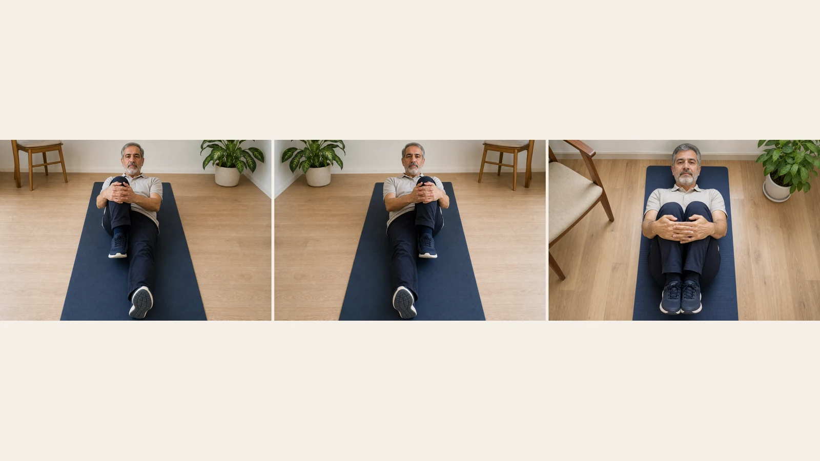 Instructional image for Knee-to-Chest