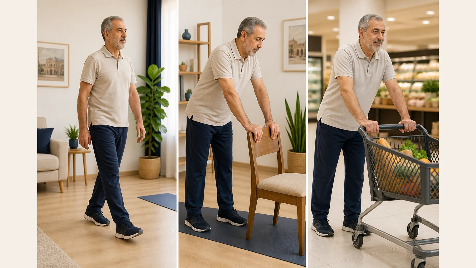 Instructional image for Walk in intervals — don't give walking up